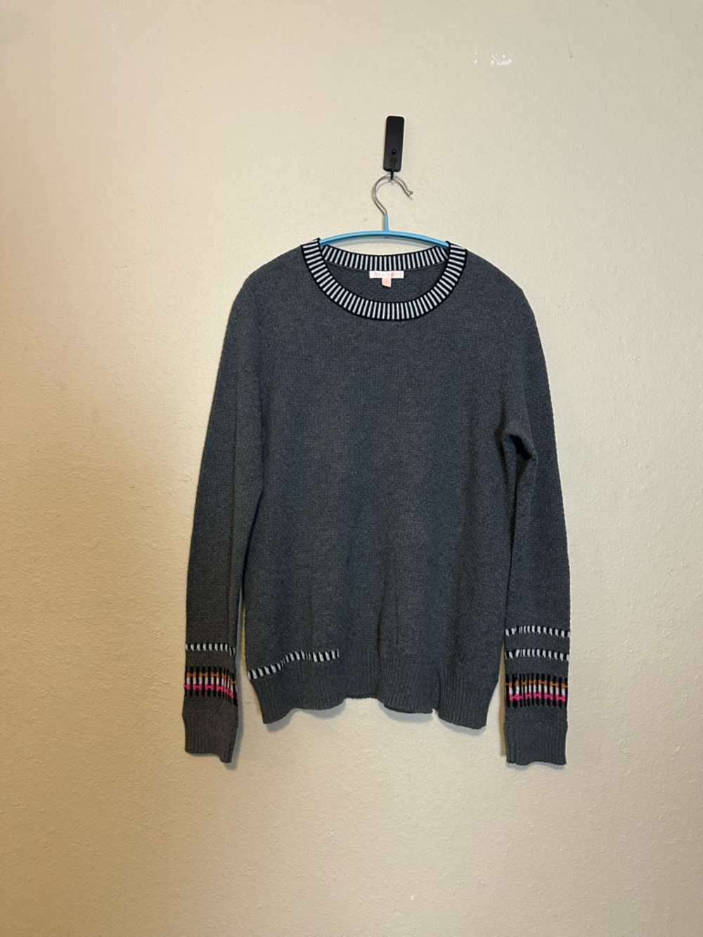 LISA TODD‎ fast track sweater in fog Size Small - Picture 3 of 9